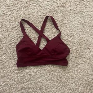 Lululemon Maroon Sports Bra